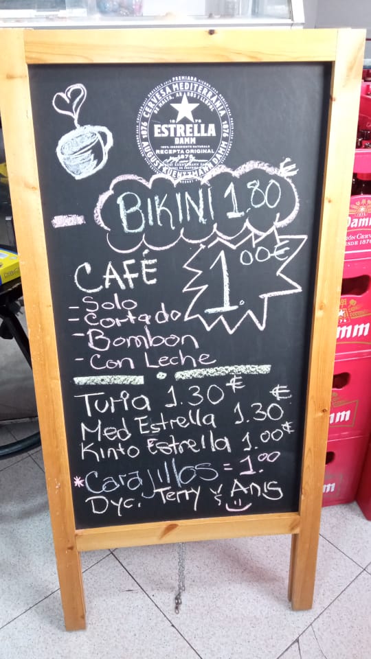 Bar-Ca Marin — Carta