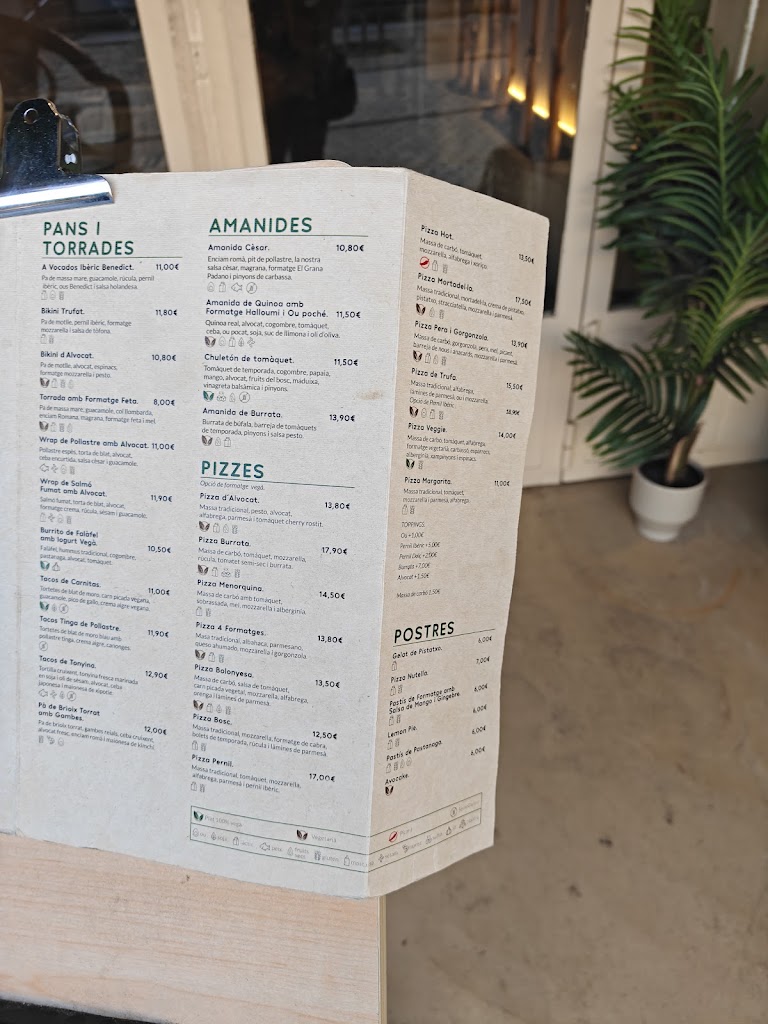 A Vocados Granollers - Restaurante en Granollers — Carta