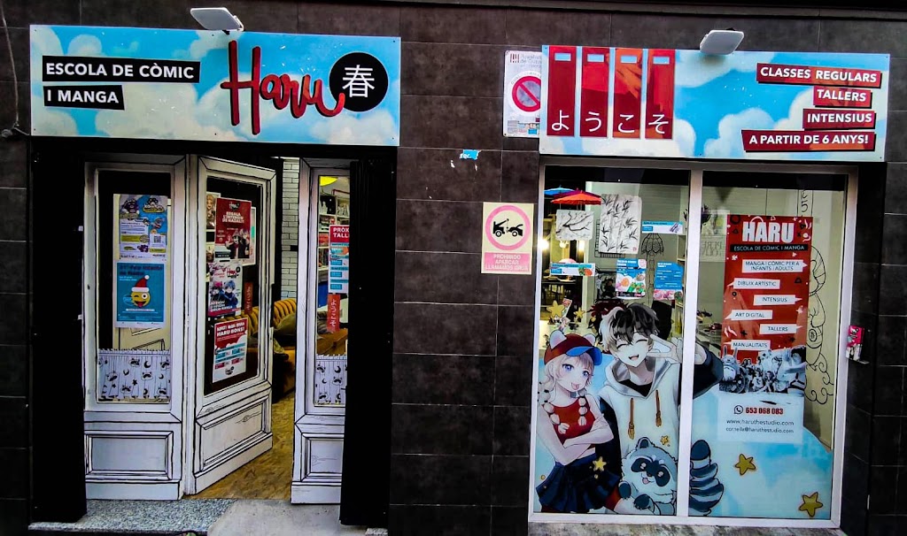 Haru Cornella, escola de comic i manga