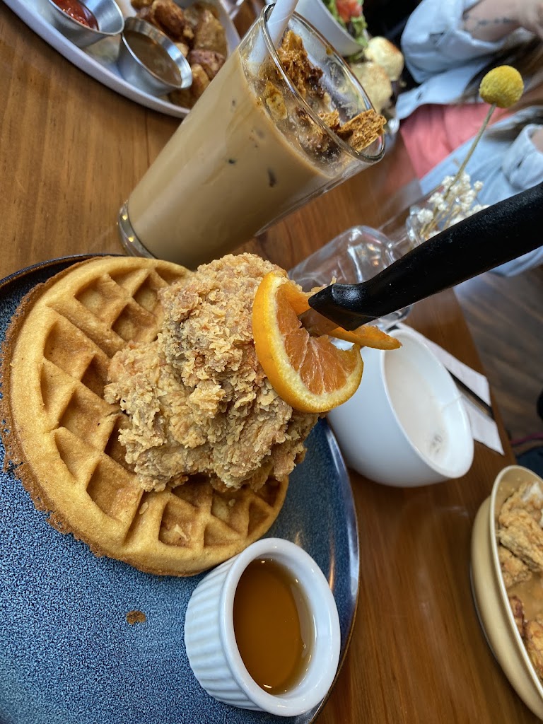 Chicken and waffles