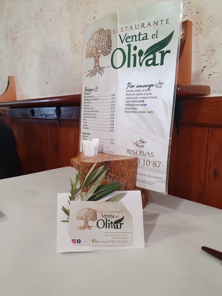 Restaurante Venta del Olivar — Carta