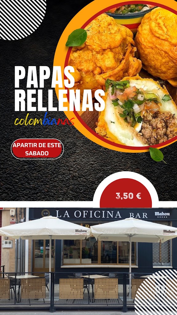 La oficina bar — Carta