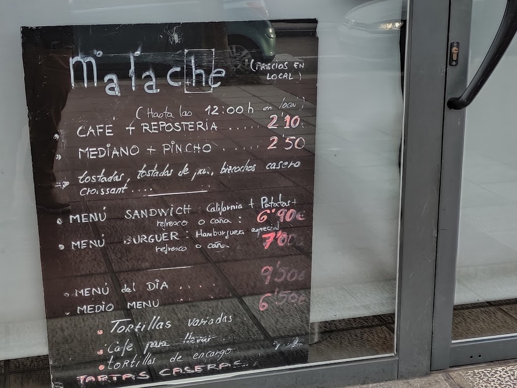 Malache Bar. — Carta