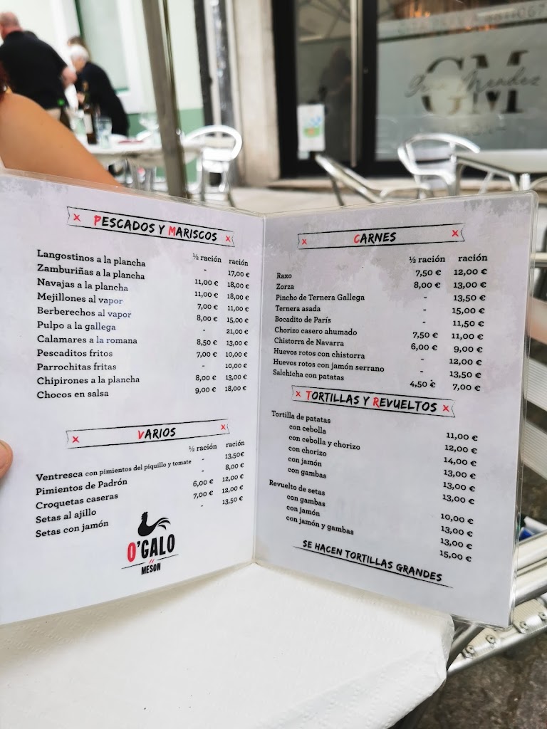 Meson O Galo — Carta