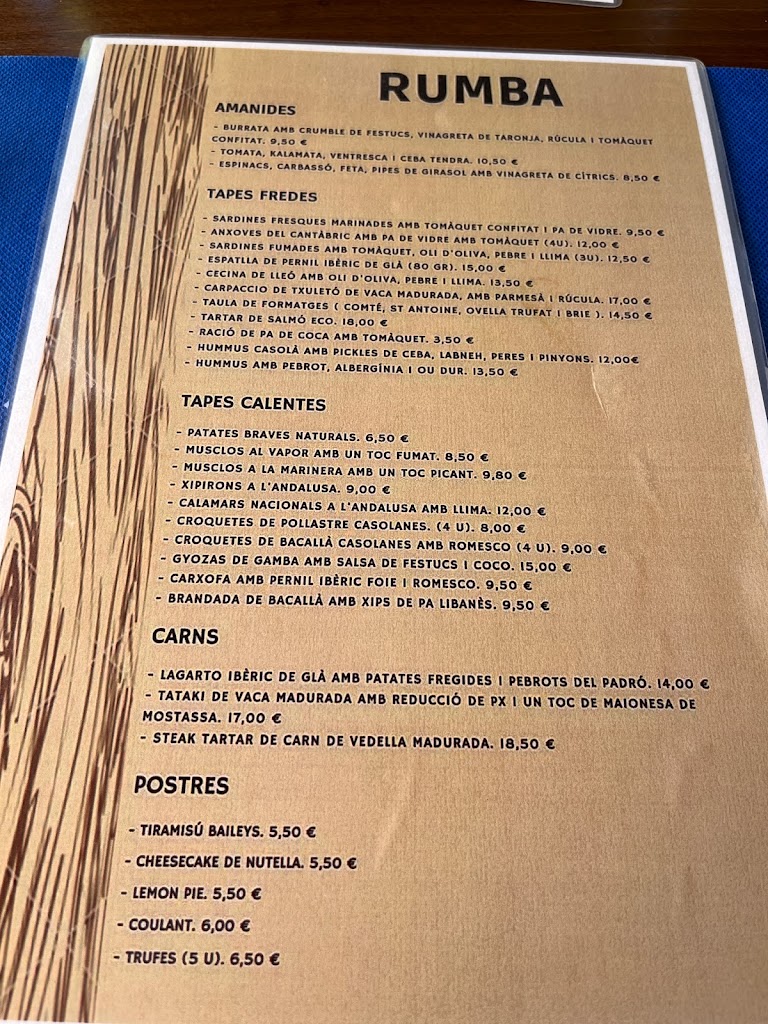 Rumba — Carta