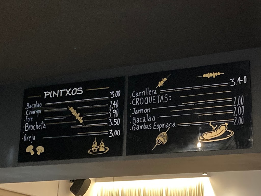 Restaurante Latxunbe jatetxea — Carta