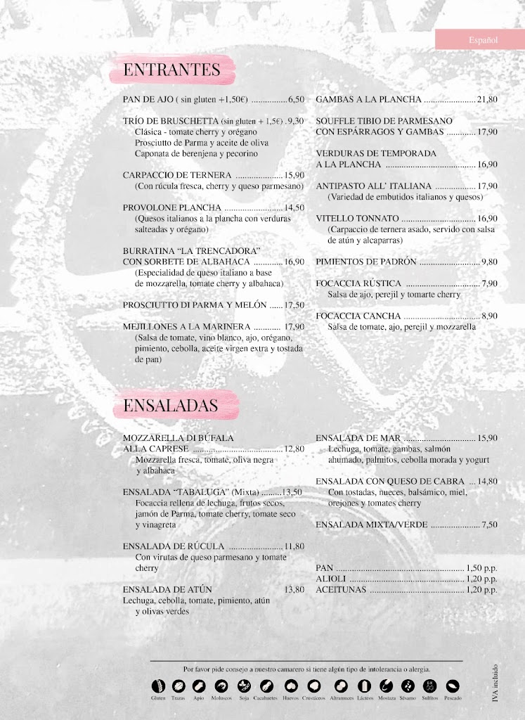 La Trencadora — Carta
