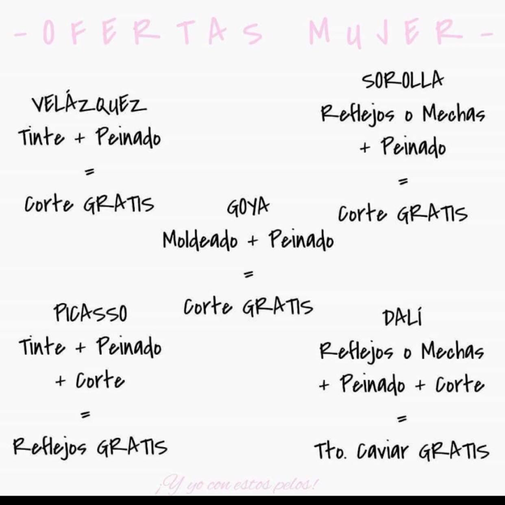 !Y yo con estos pelos! — Carta