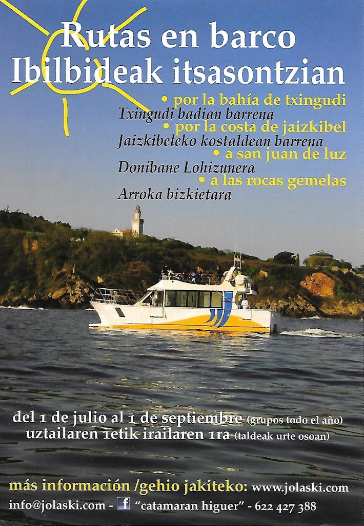 Barco Hondarribia - Hendaya - Jolaski (La navette)