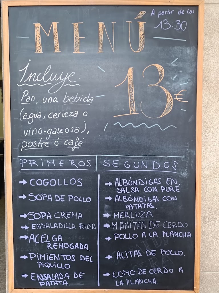 QueBueno.es - Bar / Restaurante en avenida Aragon, Alcaniz — Carta