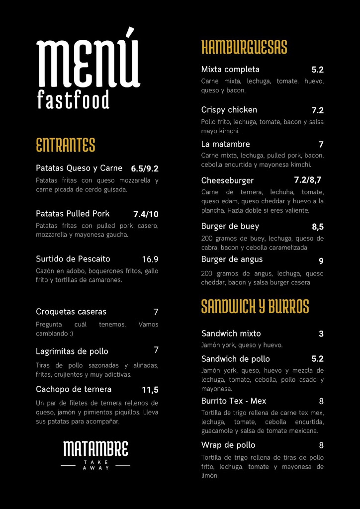 MATAMBRE — Mas recientes