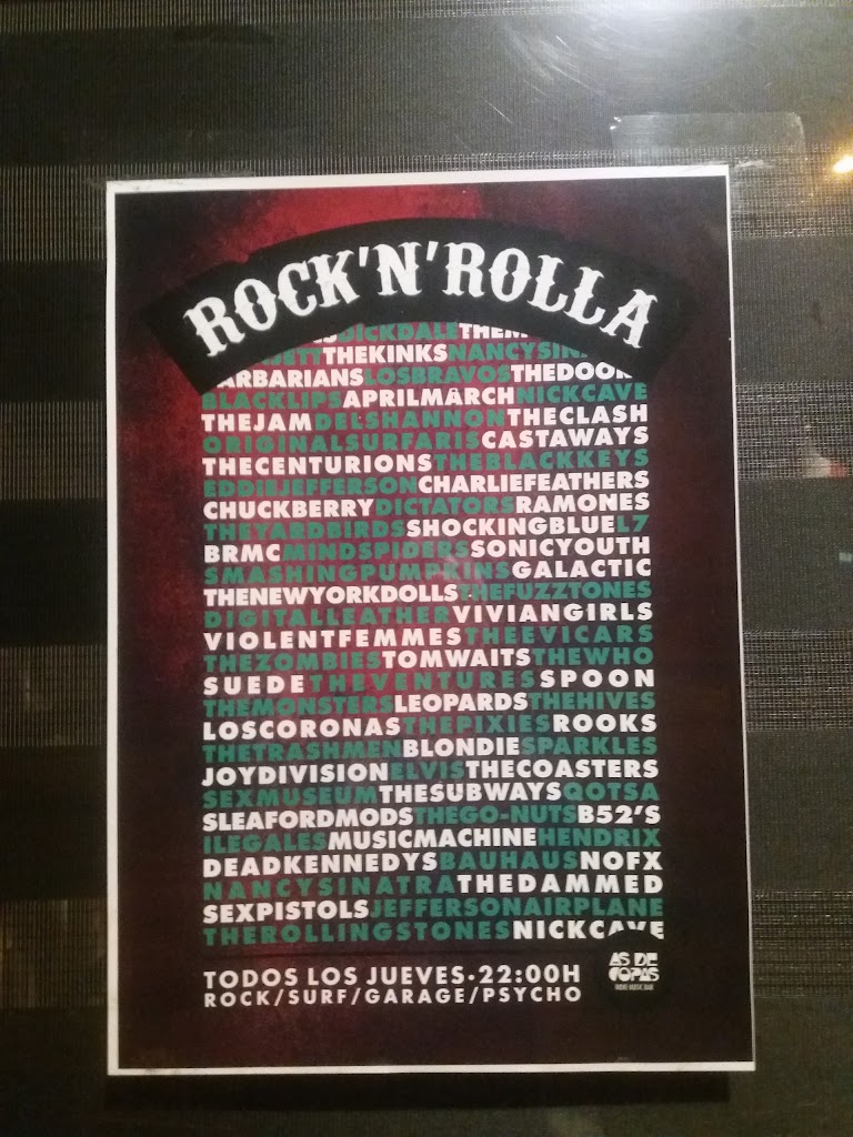 As de Copas Indie Rock — Carta