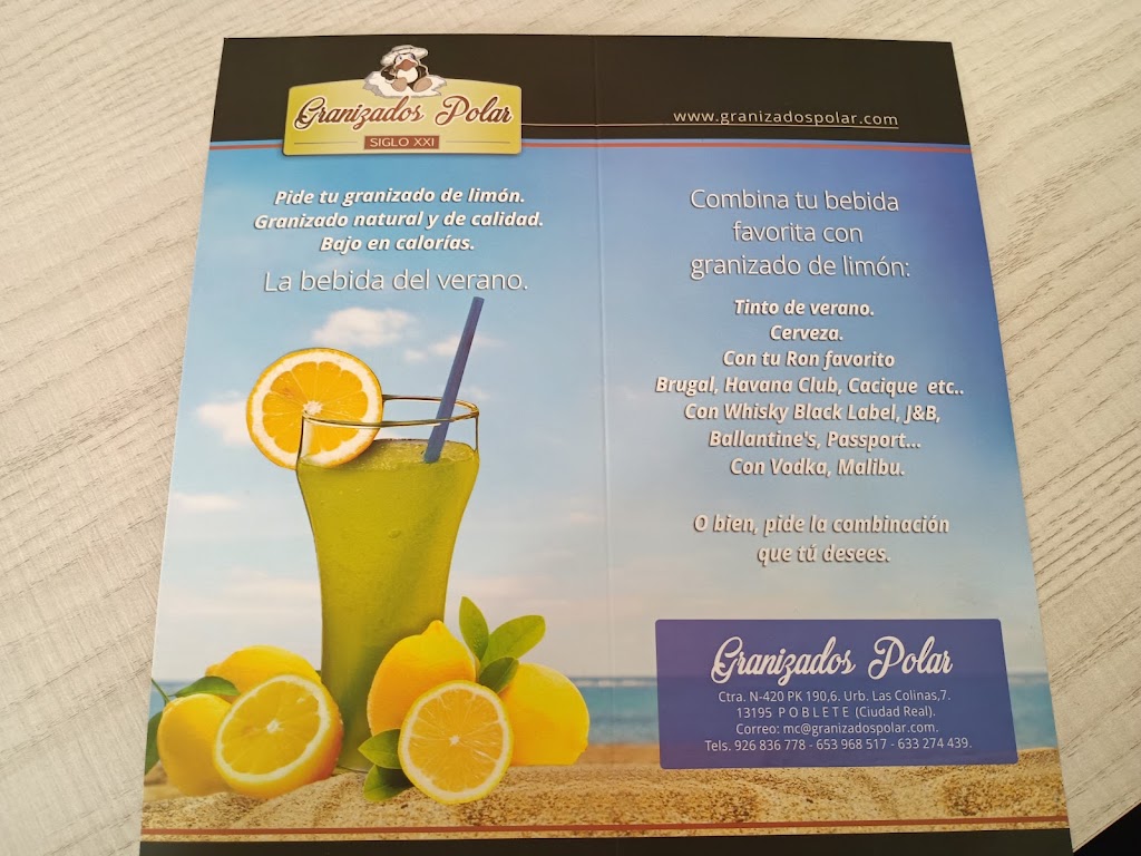 Cafe bar la esquina — Carta