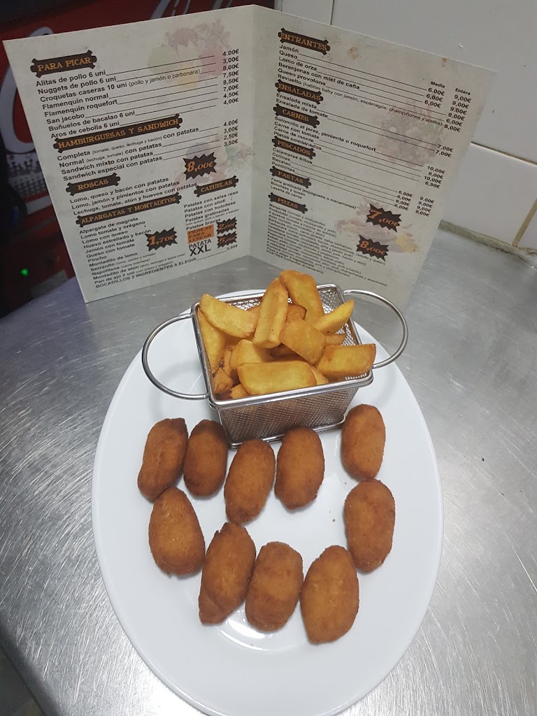 Bar cafeteria el parque — Carta
