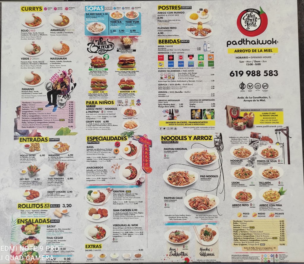 Padthaiwok. Arroyo de la Miel — Carta