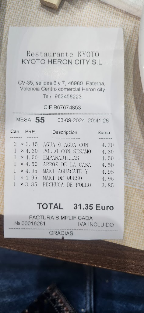 Restaurante Kyoto — 100 Montaditos