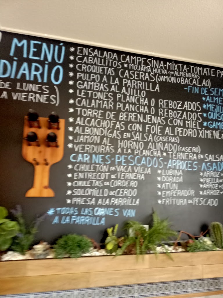 Restaurante Taperia Ventarique — Carta