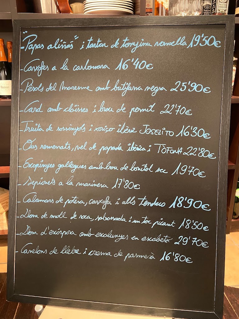 Berri Gastrobar — Carta