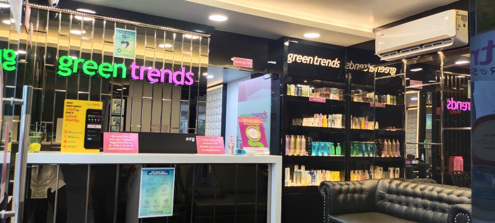 Green Trends Unisex Hair Style Salon Iyer Bungalow