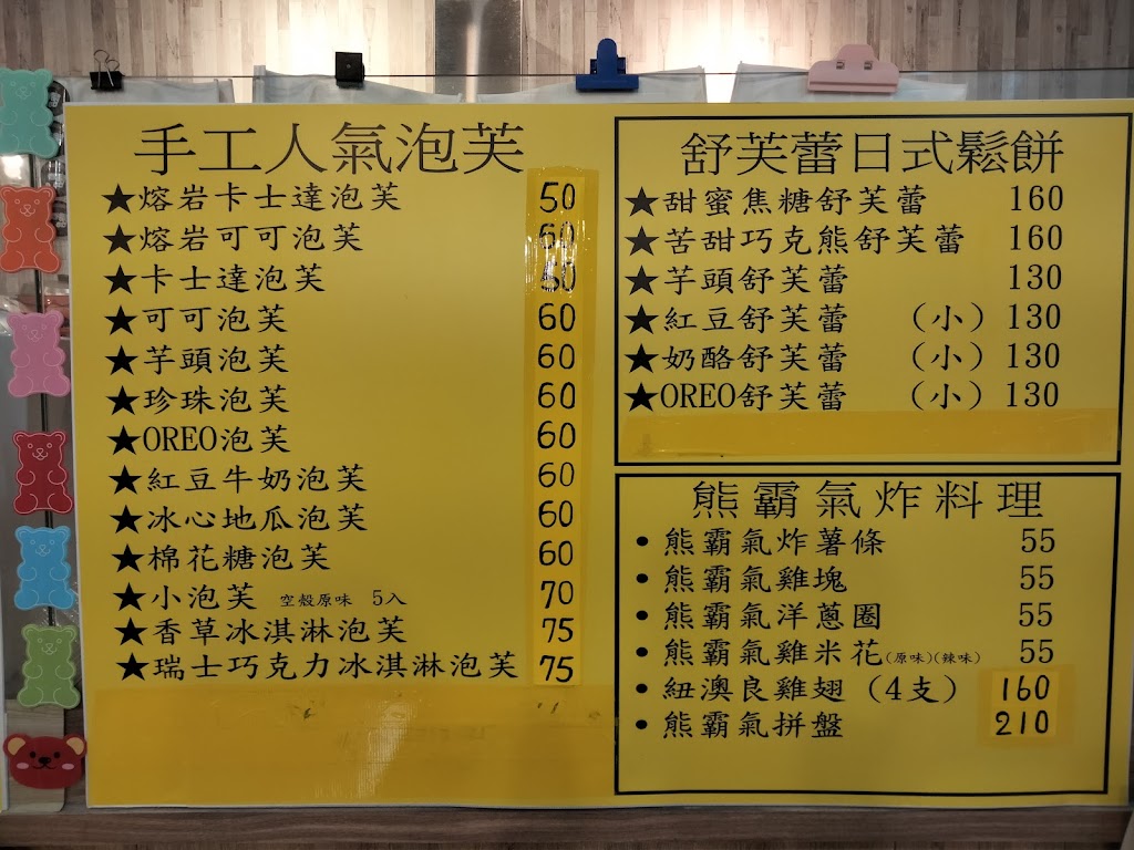 熊厚飲/楊梅美食/楊梅小吃/楊梅炸物/楊梅泡芙/楊梅舒芙蕾/楊梅飲料 的照片