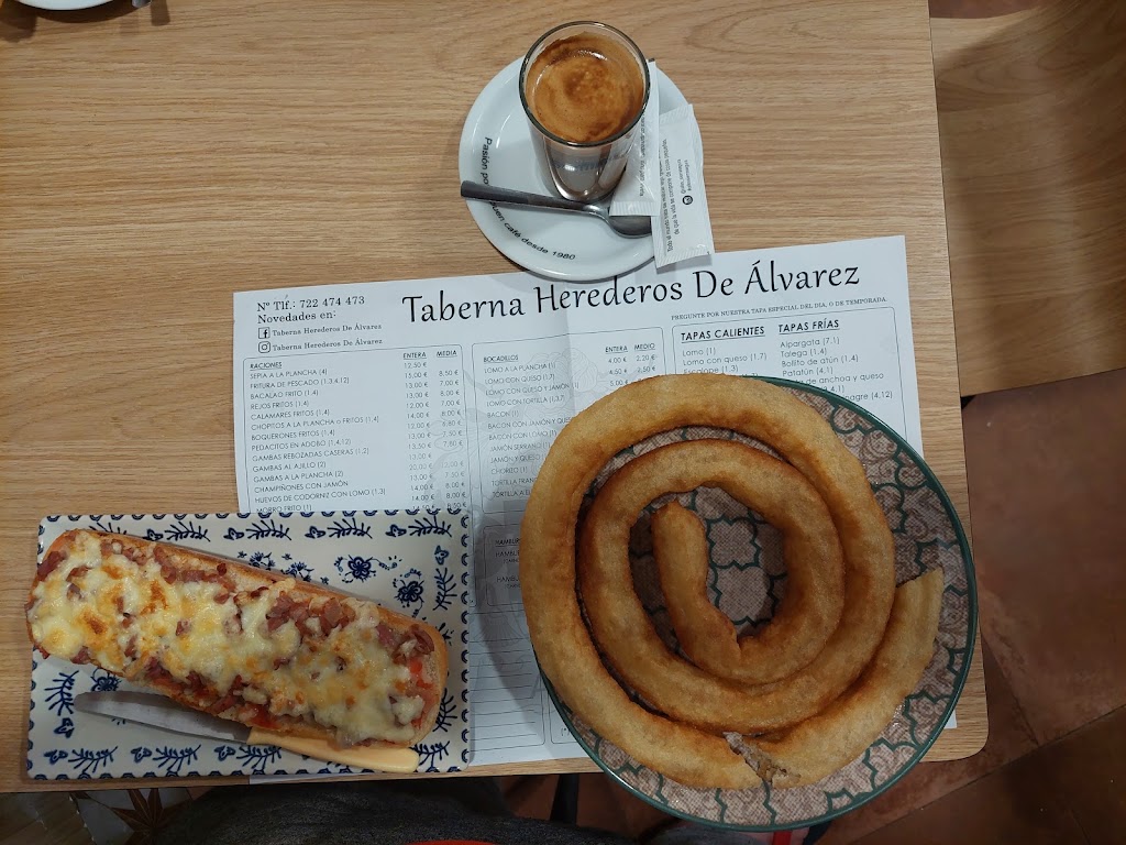 CHURRERIA Herederos De Alvarez — Carta
