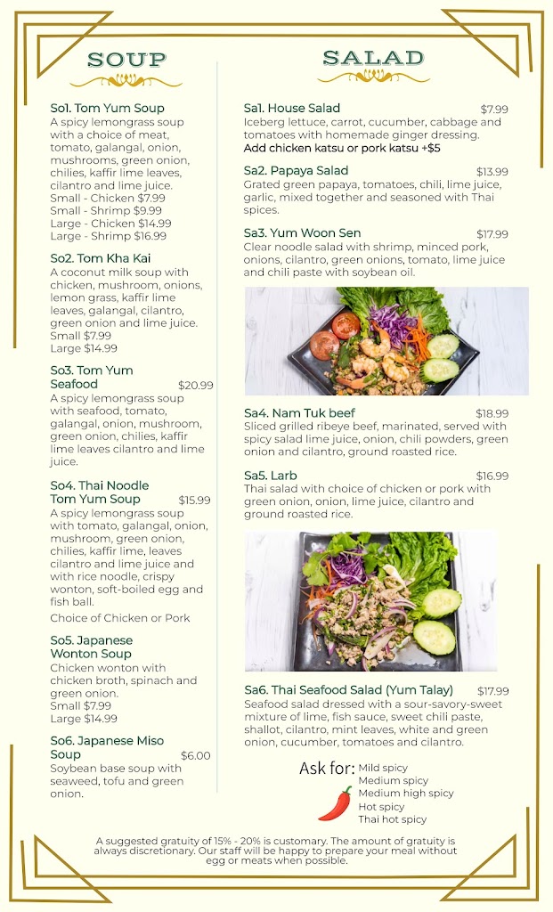 Thai Cuisine Ramen King & Sushi Bar 2