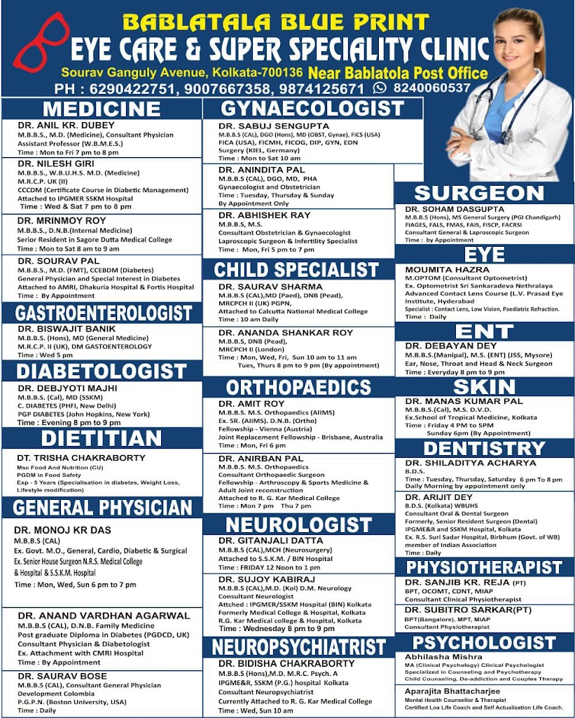 Bablatala Blue Print Eye And Super Speciality Clinic