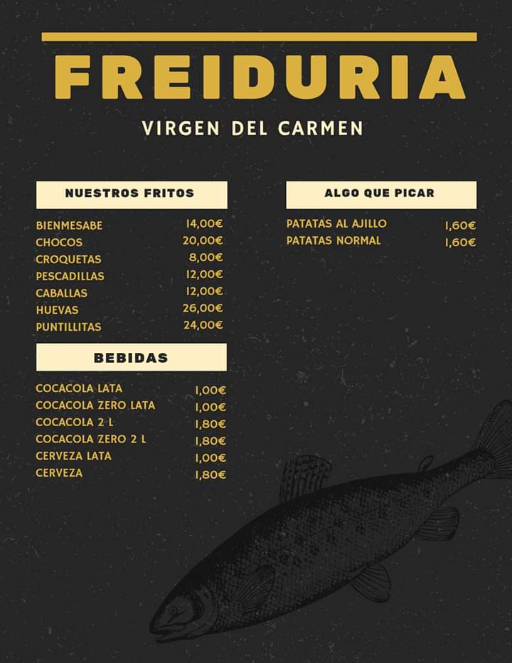 Freiduria Virgen del Carmen — Carta
