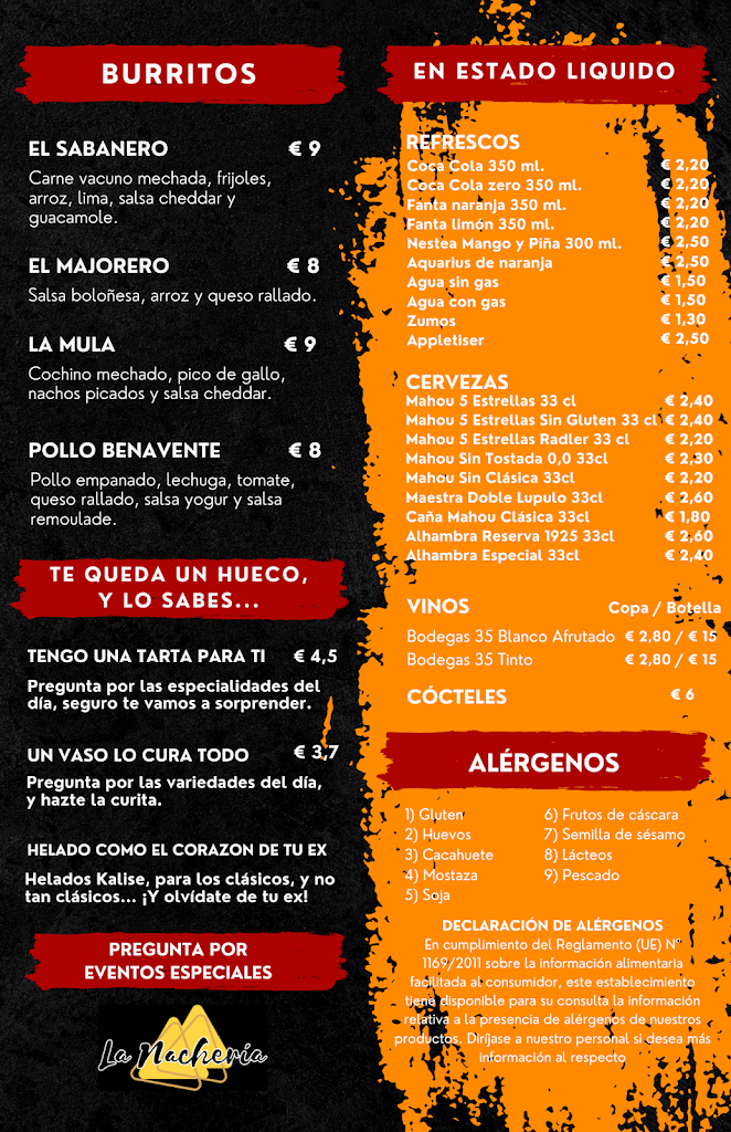 La Nacheria - Santa Brigida — Carta