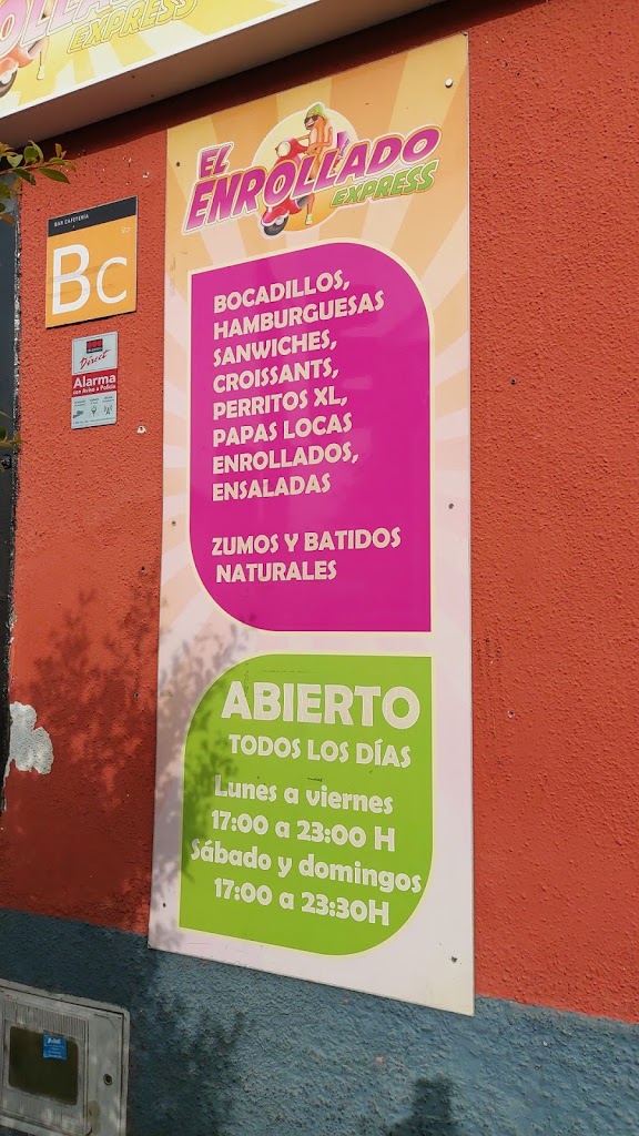 El Enrollado Express — Carta