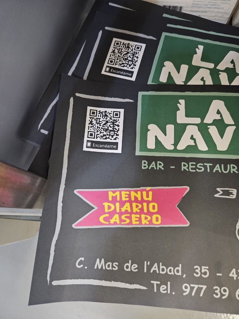 Bar Restaurant la Nave — Carta