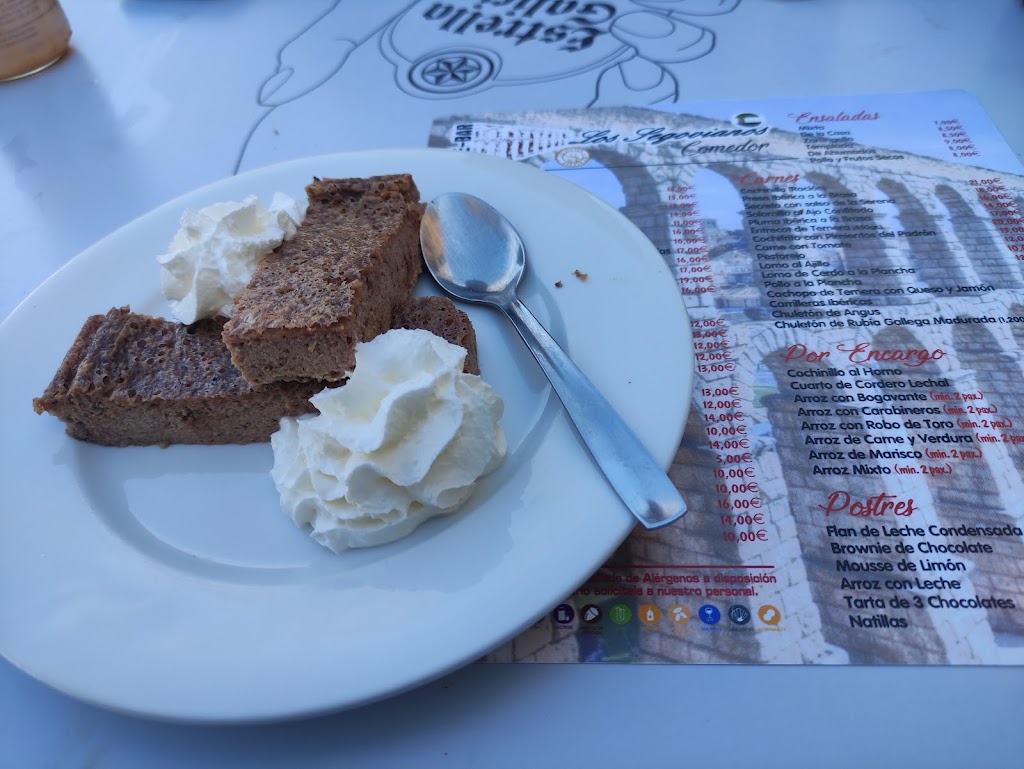 Bar Los Segovianos — Carta