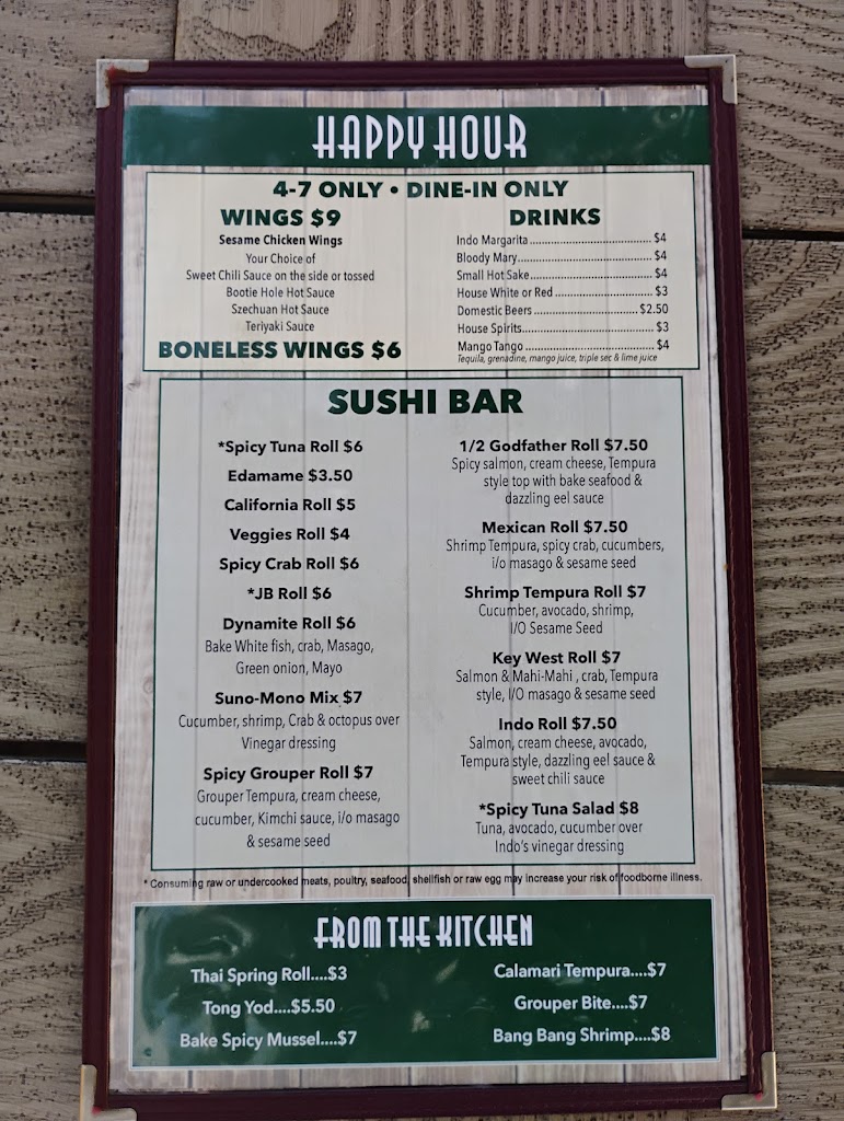 Indo Asian Bistro & Sushi Bar
