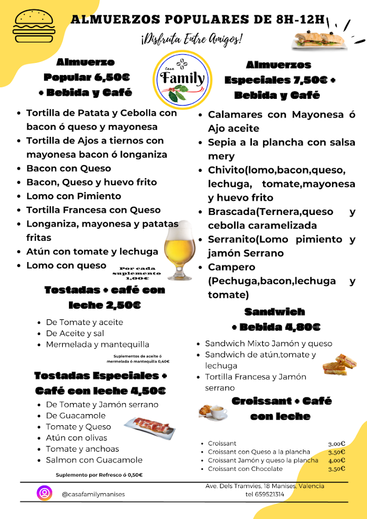 Casa Family — Carta