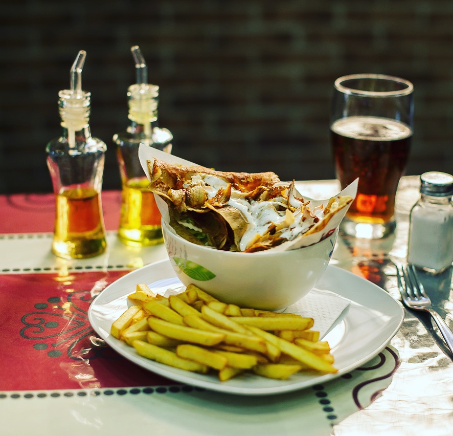 Muntanya Doner Kebab — Papas fritas