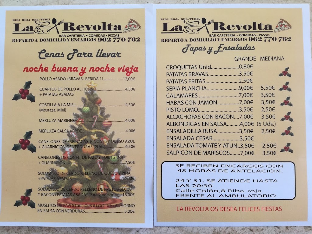 La Revolta — Carta