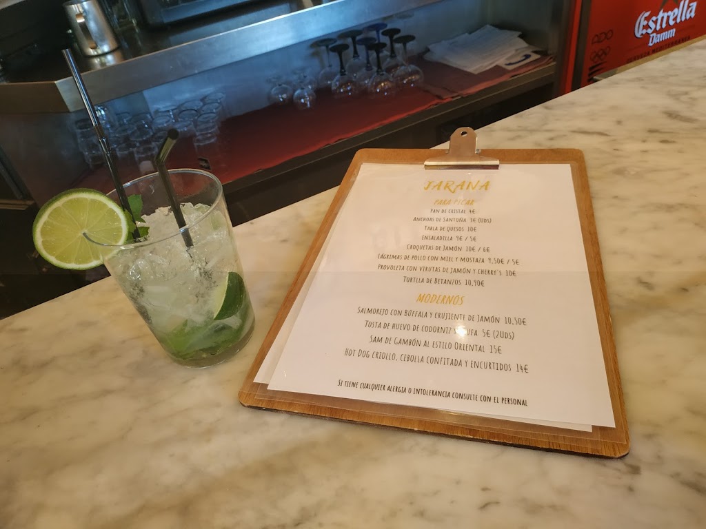 Jarana Gastrobar — Carta