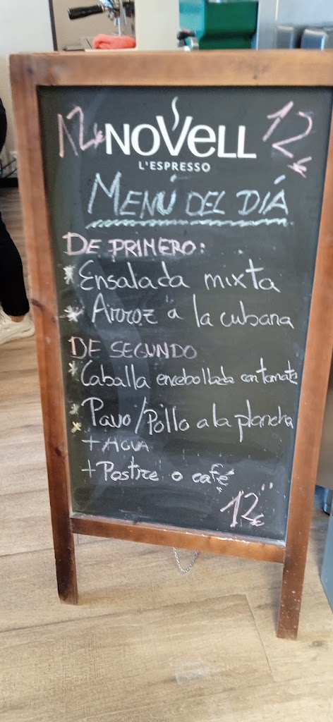 Cafe del Centre Medic — Carta