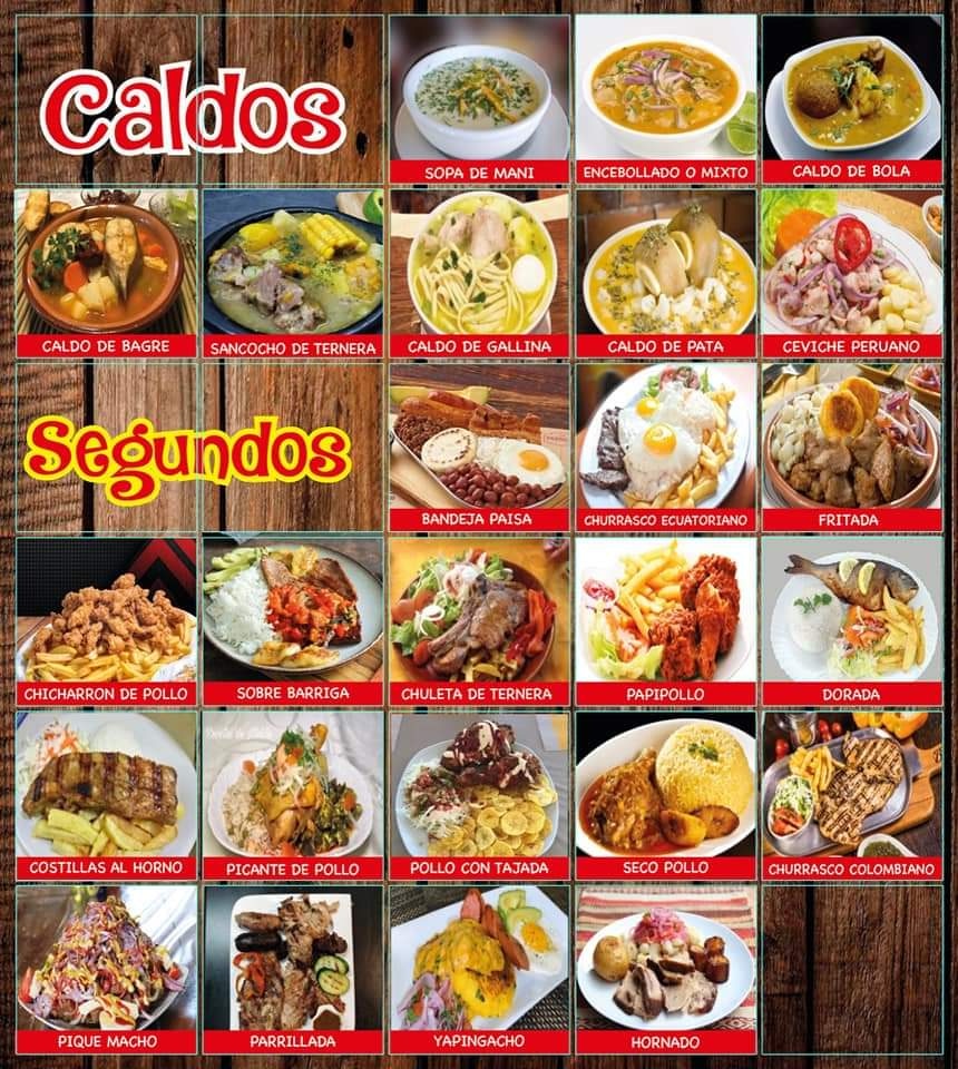 CAFE BAR LOS HERMANOS — Carta