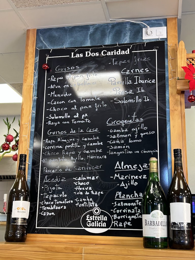 Restaurante Dos Caridad — Carta