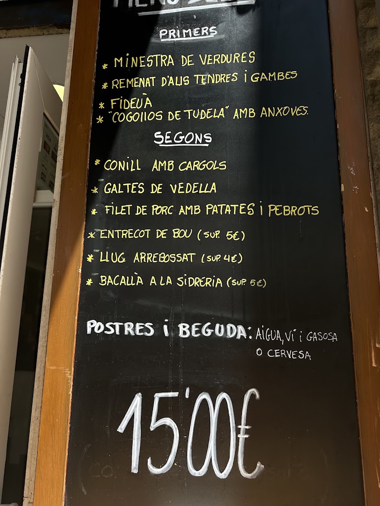 Restaurante gure txoko — Carta