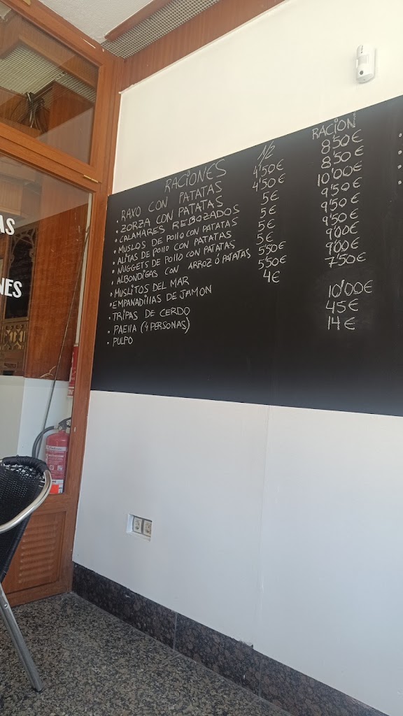 Cafe Bar Washington — Carta