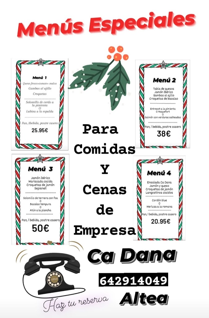 Ca dana — Carta