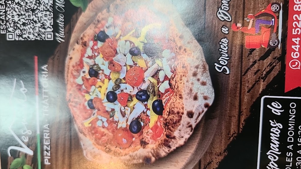 Restaurante Pizzeria Vesuvio — Carta
