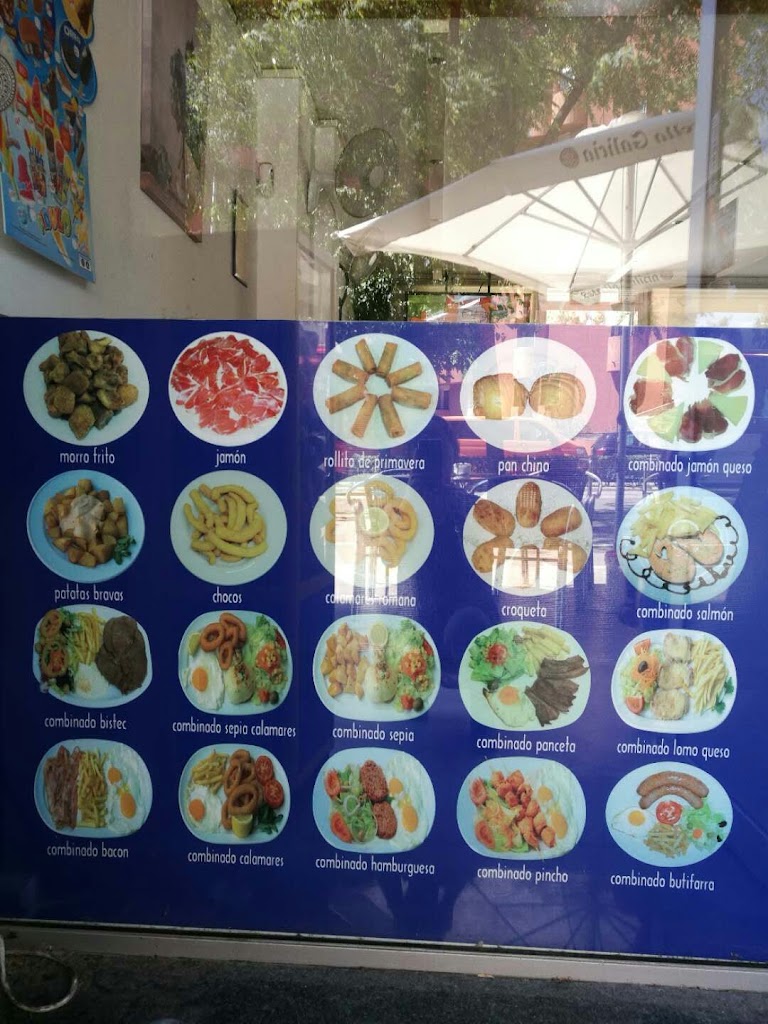 Bar Bona Tapa — Carta