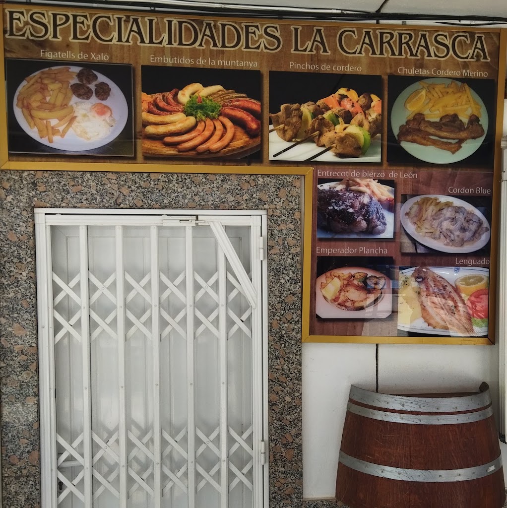 Bar la Carrasca — Carta