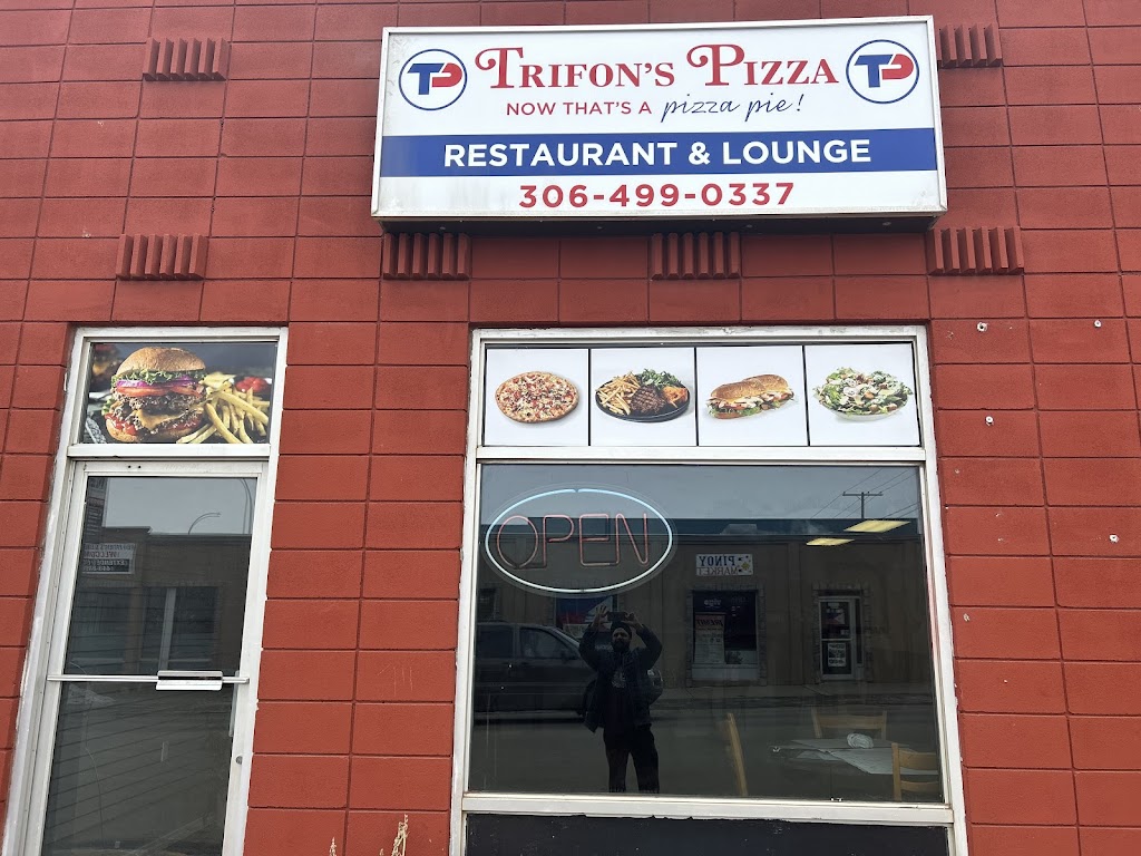 Trifon’s pizza pie in North Battleford
