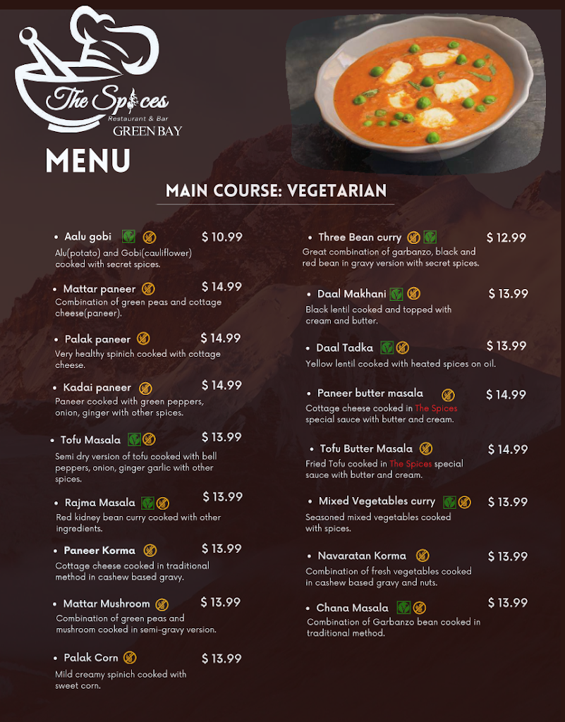  The Spices Restaurant & Bar Green Bay