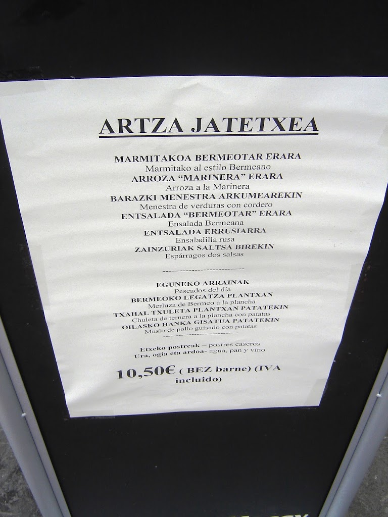 Artza — Carta