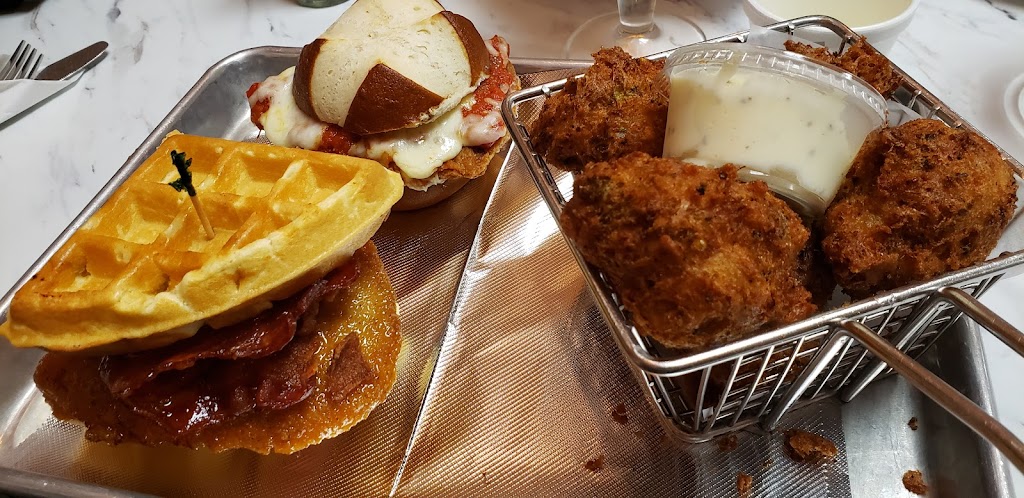 Chicken and waffles